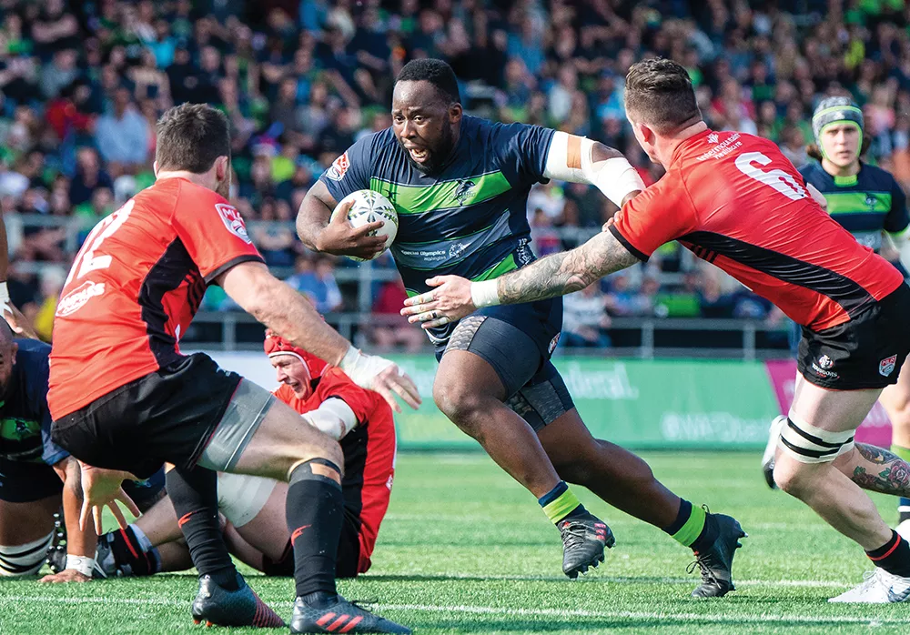 Nutrition-planning for high level athletes, like Seattle's Seawolves rugby players, doesn't rely on supplements. - QUINN WIDTH PHOTO