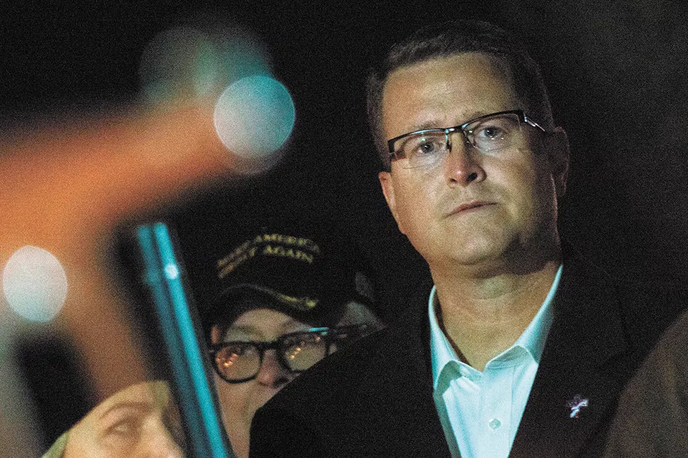 Washington state Rep. Matt Shea was accused of taking part in an act of "domestic terrorism" in an investigative report released in December. - DANIEL WALTERS PHOTO
