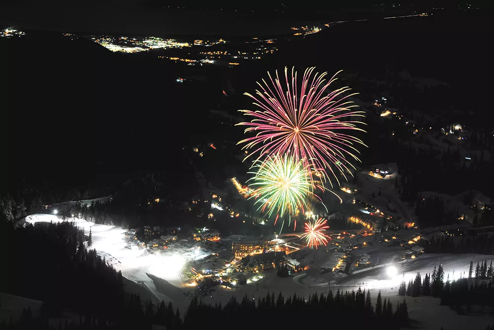 The Sandpoint Winter Carnival features a fireworks show at Schweitzer on Sunday, Feb. 16. - SCHWEITZER MOUNTAIN RESORT PHOTO