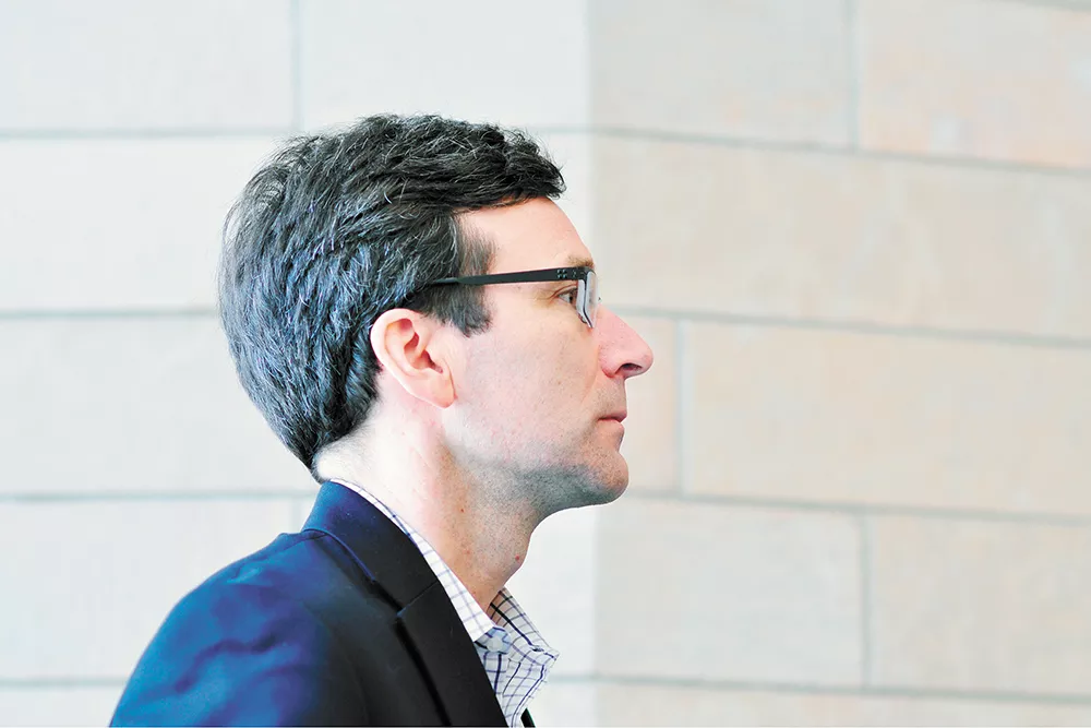 Washington state Attorney General Bob Ferguson (above) filed a lawsuit in 2017 against anti-tax crusader Tim Eyman. - JOE MABEL PHOTO