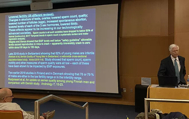 Martin Pall, a Washington State University professor emeritus, claims 5G could impact human health in a variety of ways. - SAMANTHA WOHLFEIL PHOTO
