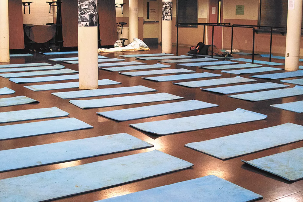 The House of Charity homeless shelter in Spokane is stepping up preventative measures. - DANIEL WALTERS PHOTO