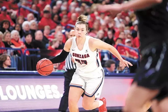 Jill Townsend earned WCC Player of the Year for 2019-20, but the Zags season was left unfinished thanks to COVID-19 precautions and March Madness cancellation. - GU ATHLETICS