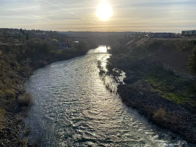 The Spokane River and other waterbodies in Washington state could see more pollution allowed under a rollback of state water quality standards. - SAMANTHA WOHLFEIL PHOTO