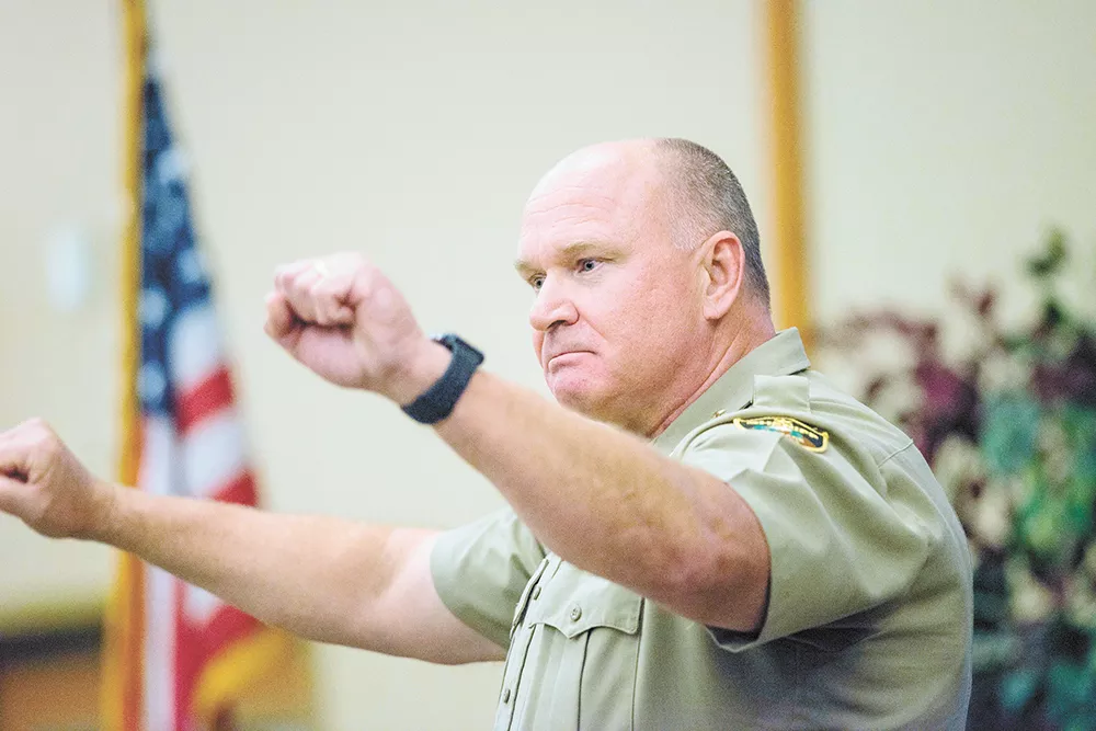 Ozzie Knezovich is not going to run for county sheriff again, but he says that hasn't changed him. "I'm pretty much the way I've always been." - DANIEL WALTERS PHOTO