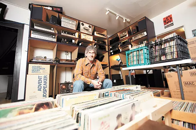 Places like Groove Merchants (with owner David Thoren) will help you embrace the old and make it feel new. - YOUNG KWAK PHOTO