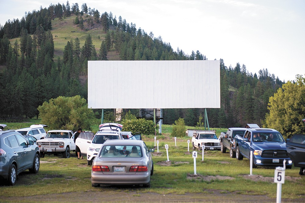While multiplexes remain closed, the country's remaining drive-in theaters attract audiences