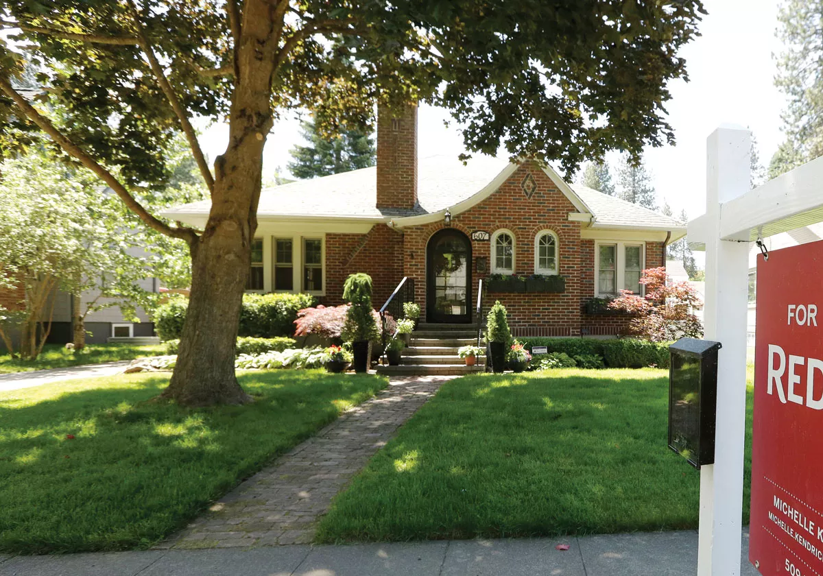 Despite the pandemic, Spokane's real estate market remains competitive for buyers as home prices continue to climb. - YOUNG KWAK PHOTO