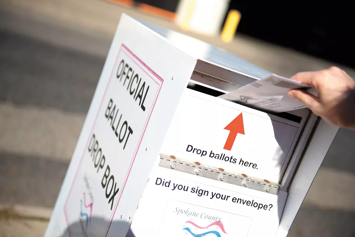 Polls show that nationally, more Democrats plan to vote by mail this year than Republicans, who plan to vote in person. - DEREK HARRISON PHOTO
