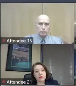 Dr. Bob Lutz (top) was fired as health officer for Spokane Regional Health District Thursday, Nov. 3, after district administrator Amelia Clark (bottom) asked the health board to fire him due to issues between them as leaders of the organization.