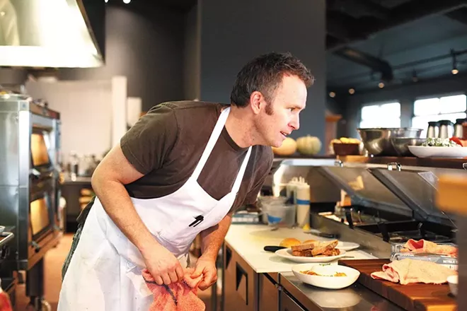 Central Food chef and owner David Blaine is pictured inside his now-closed Kendall Yards restaurant in this file photo. - YOUNG KWAK