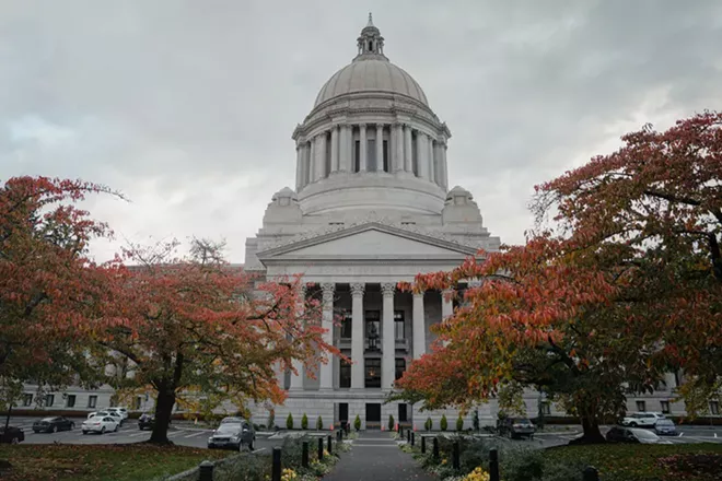 The Washington State Capitol Building, also known as the Legislative Building, Oct. 21, 2020, in Olympia. - JOVELLE TAMAYO FOR CROSSCUT