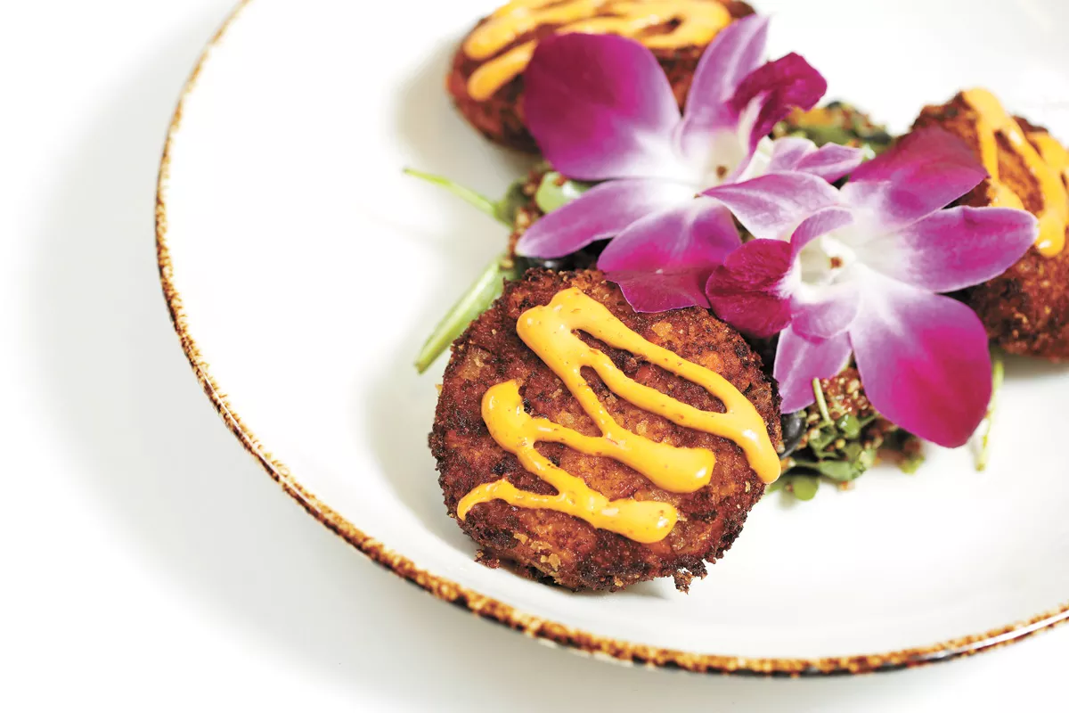 Smoked Halibut Cakes from Steam Plant Grill offered during last year's Restaurant Week. - YOUNG KWAK PHOTO