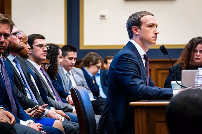 Facebook CEO, Mark Zuckerberg, testifies before the House Financial Services Committee on Capitol Hill in Washington, on Wednesday, Oct. 23, 2019. - PETE MAROVICH/THE NEW YORK TIMES