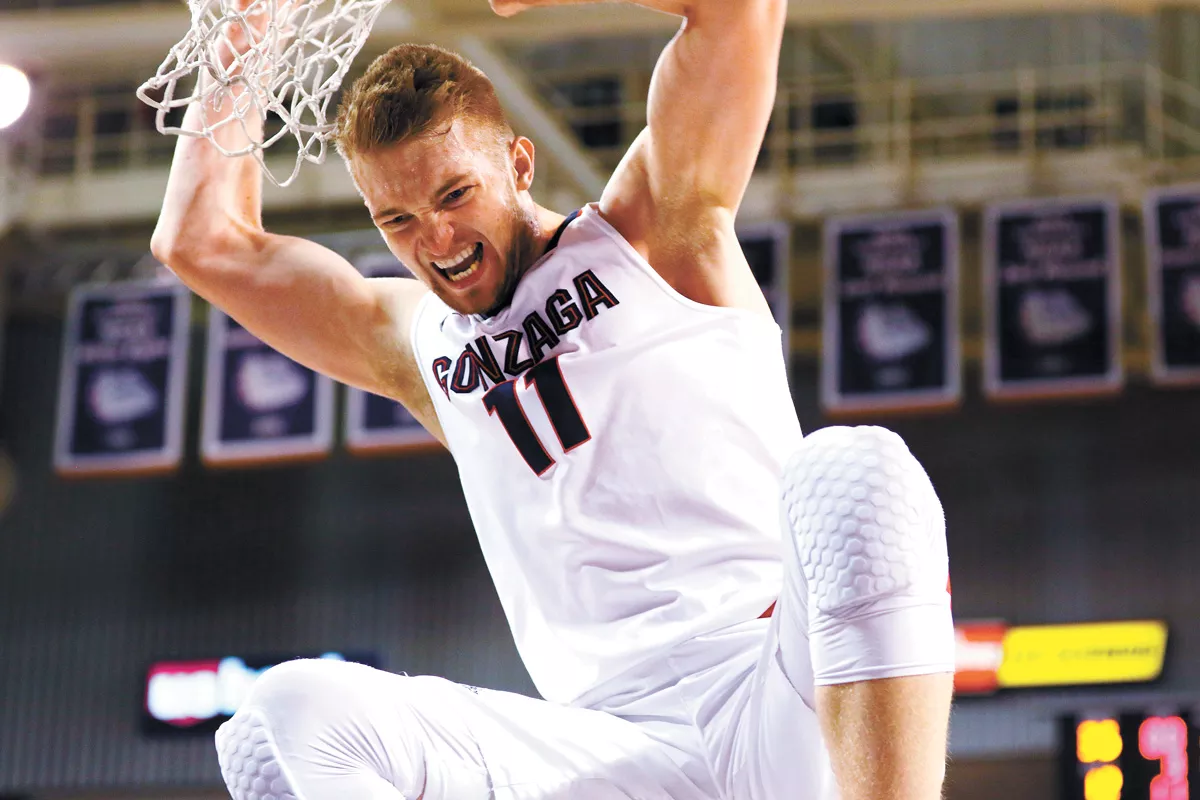 Domantas Sabonis went from dominating in college to stardom in the NBA. - GONZAGA UNIVERSITY ATHLETICS PHOTO