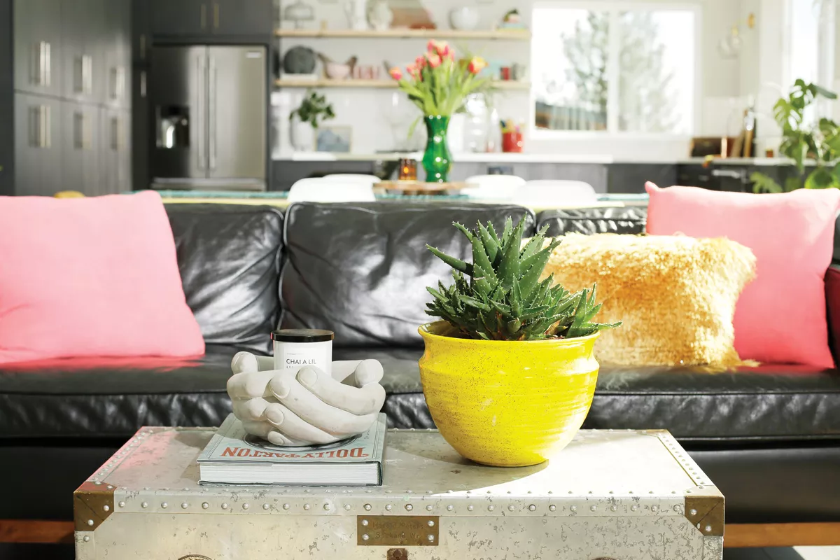 Marnie Hansen makes sure to include family heirlooms and plenty of color in the design of her new home. - YOUNG KWAK PHOTO