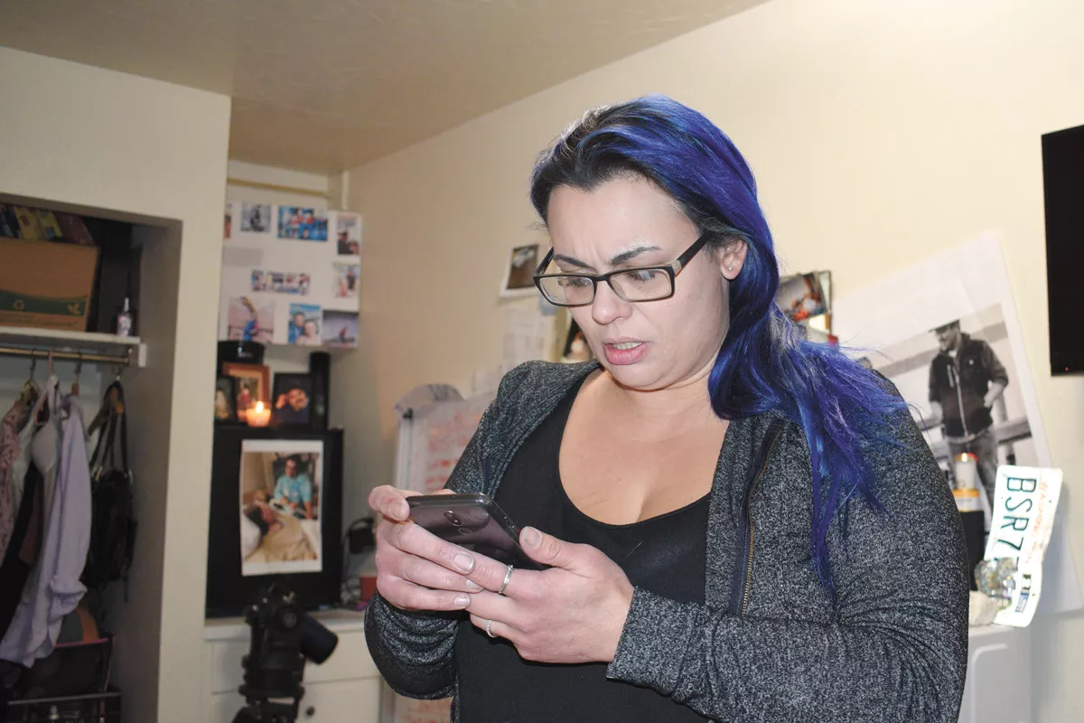 Using TikTok, Pepper Fox has brought more attention to the murder of her son, Jason. - WILSON CRISCIONE PHOTO