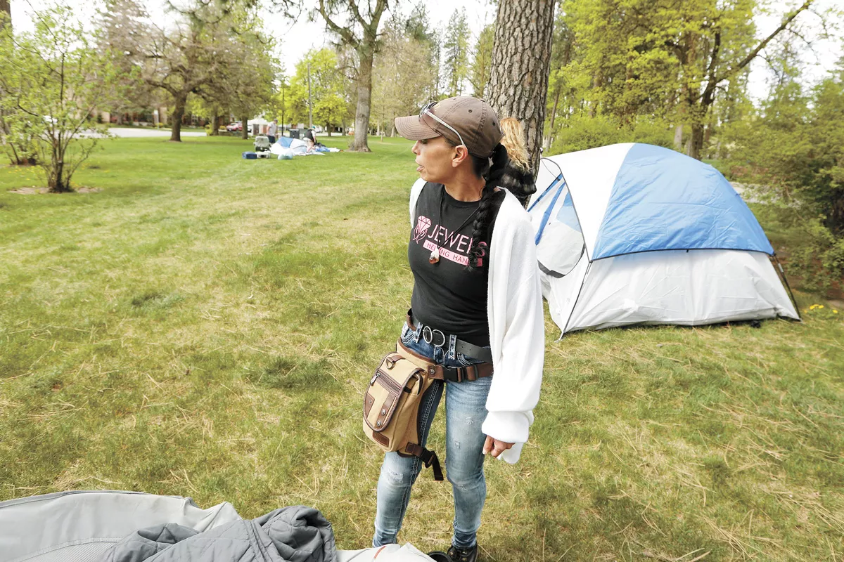 Jewels Helping Hands co-founder Julie Garcia has ardent supporters like progressive activist Sharon Smith, yet Garcia has quickly become one of the most controversial names in the homeless outreach community. - YOUNG KWAK PHOTO
