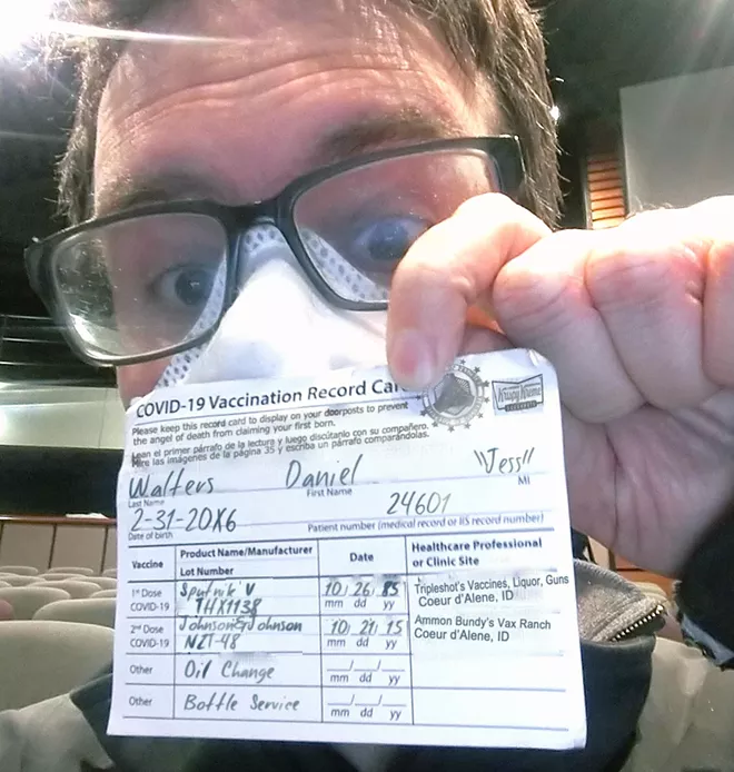 If Photoshopped thirst-trap vaccine selfies of local journalists can't convince more people to get vaccinated, nothing can. - DANIEL WALTERS SELFIE (WITH KEY DETAILS ALTERED)