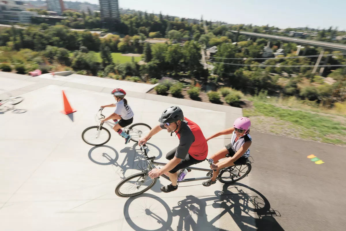 Riding a bike is a bit like, well, riding a bike. It's something you can pick up again instantly. - YOUNG KWAK PHOTO