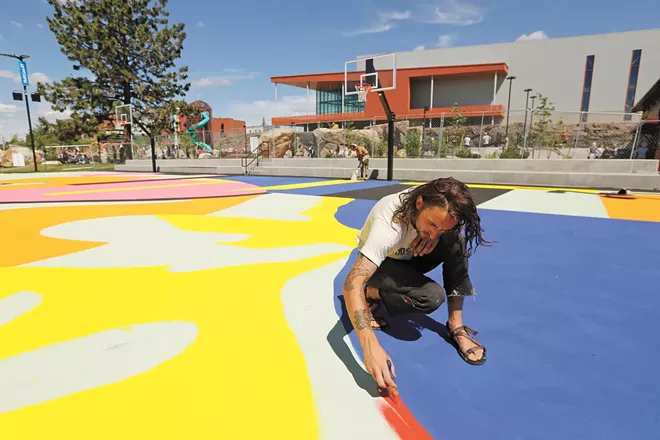 Even though Hoopfest 2021 has been canceled for health and safety reasons, you can get that hoopin' feeling at the brand-new Hooptown USA court complex in Riverfront Park