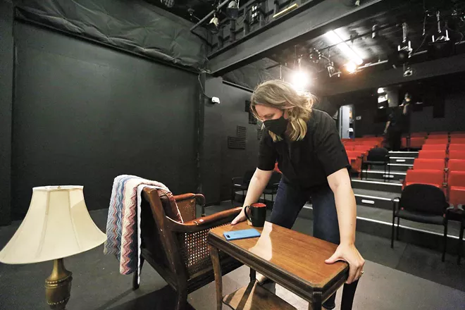 Stage Left's streaming Squeamish is a one-woman horror tale that takes audiences deep into one woman's trauma