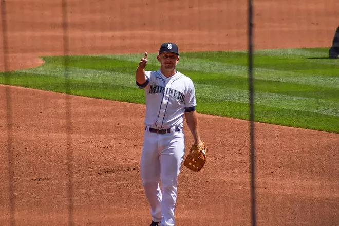 Kyle Seager is likely bidding adieu to his Mariners career this off-season. - IAN D'ANDREA/CC BY-SA 2.0 PHOTO