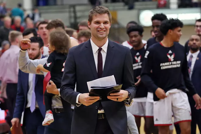 The new Eagle has landed: David Riley. - EWU ATHLETICS PHOTO
