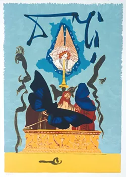 The Resurrection by Salvador Dalí, 1979, lithograph on paper.