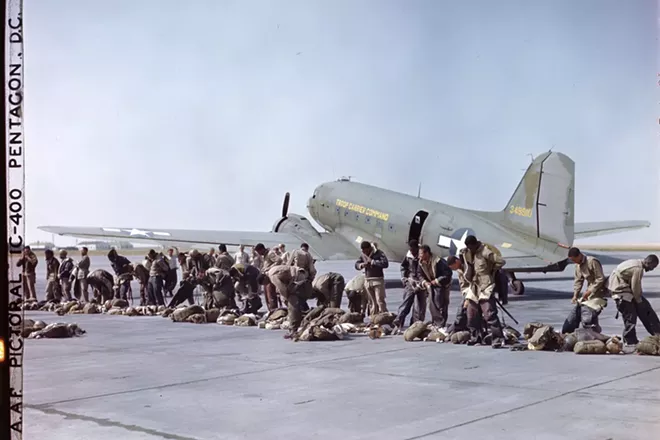 The first African-American partrooper unit gets its shine in Jumping Into the Fire.