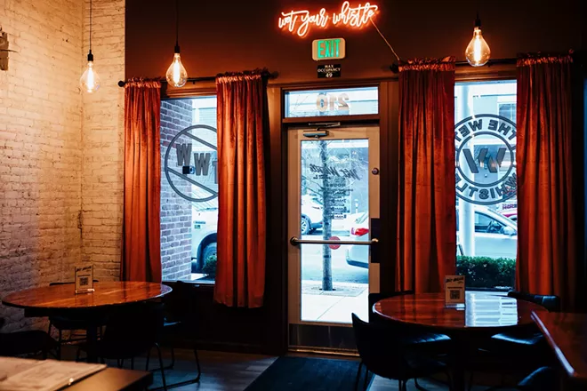 The Wet Whistle offers coffee, sandwiches, cocktails and more. - TESS FARNSWORTH PHOTOGRAPHY