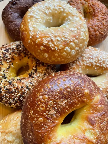 Mmmm, fresh bagels! - COURTESY HIDDEN BAGEL