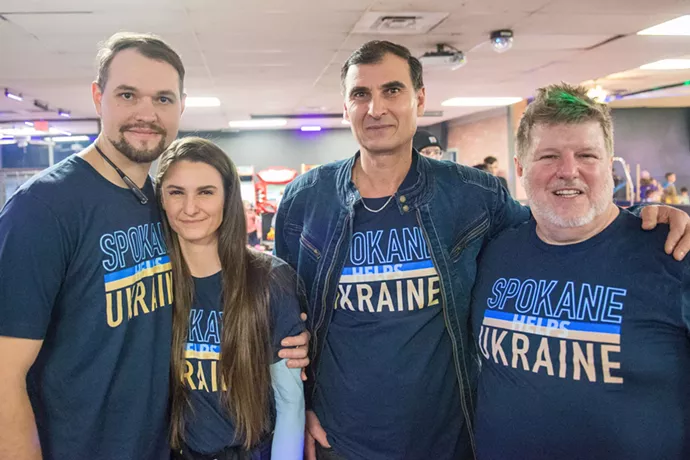 The team behind SpokaneHelpsUkraine.org has raised nearly $49,500 to date for war-torn Ukraine. - DANIEL WALTERS PHOTO