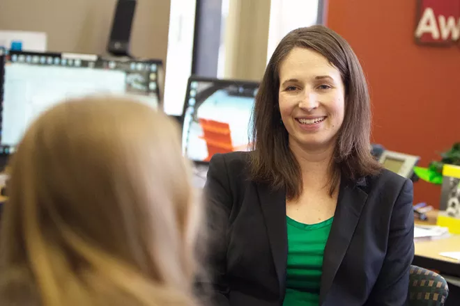 "Out of crisis comes great innovation and great entrepreneurship," says GSI CEO Alisha Benson. "We're seeing businesses rebound." - YOUNG KWAK PHOTO