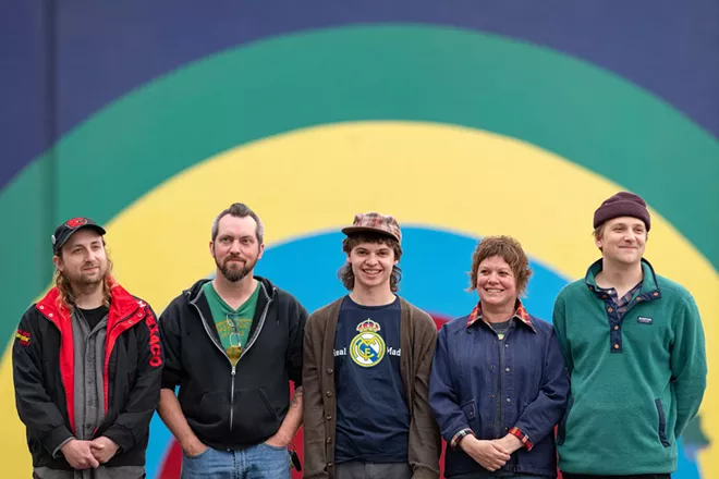BaLonely isn't sorry for their new album, but Norman Robbins (center) thanks you for listening to it. - ERICK DOXEY PHOTO