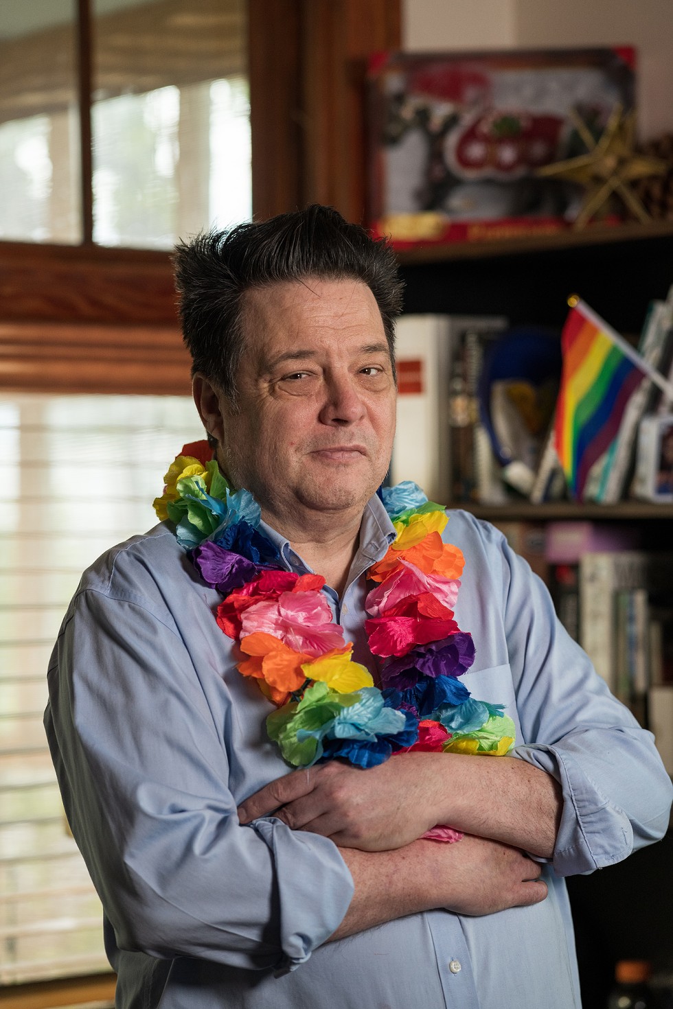 Michael Jepson attended the first Spokane Pride event in 1992 when he was 26. - ERICK DOXEY PHOTO
