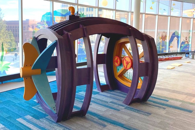 Kids will love the River Rumpus at the "new" Central Library. - COURTESY PHOTO