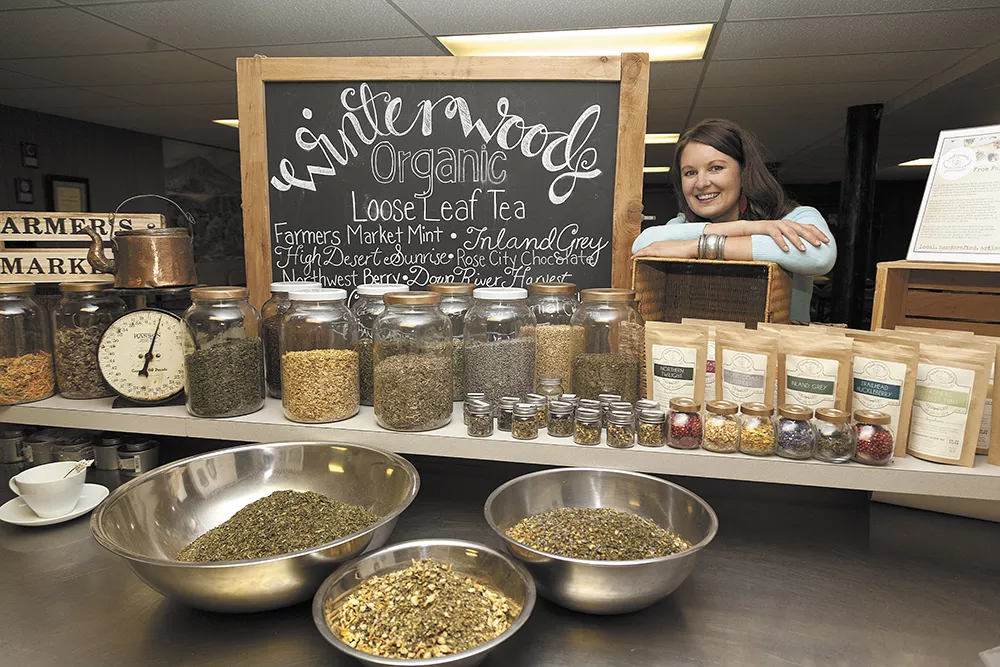 Tirza Wibel, owner of Winterwoods Tea Company, hopes to bring an appreciation of the beverage to the region. - TIMOTHY PHILLIPS