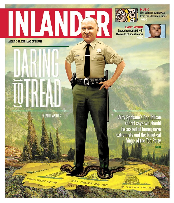 BEHIND THE COVER: Why is Sheriff Ozzie stepping on a snake and some flags?