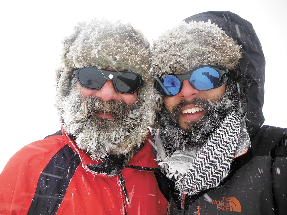 Bill Hughes (left) and his son Will spent a month atop Mt. Ararat — twice — searching for Noah's Ark.