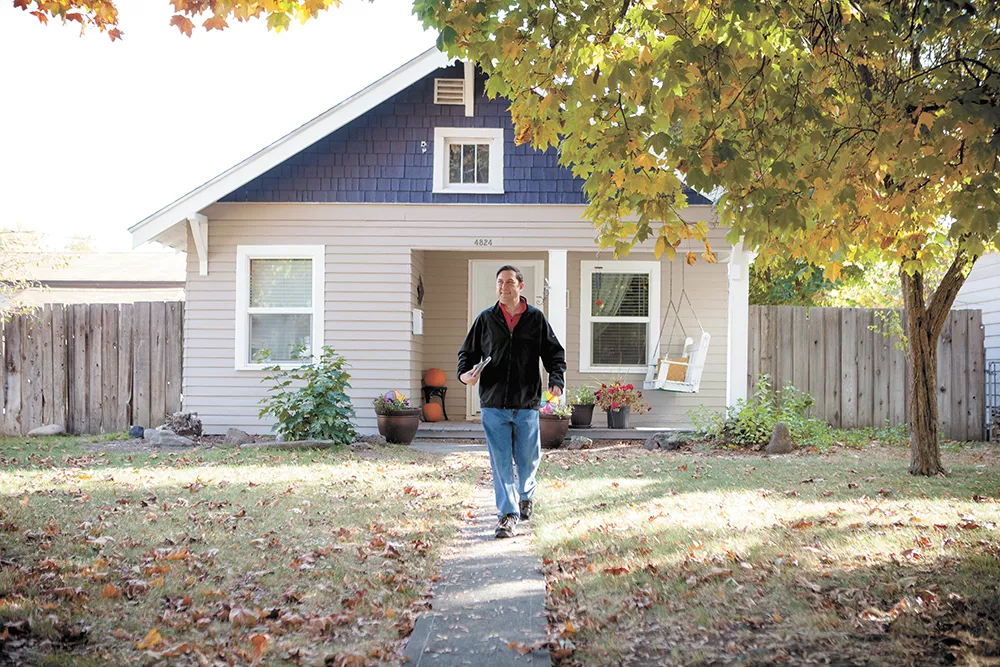 Despite having more endorsements and campaign money than his opponent, Council President Ben Stuckart isn't taking his re-election for granted and spends his Saturdays knocking on doors. - KRISTEN BLACK