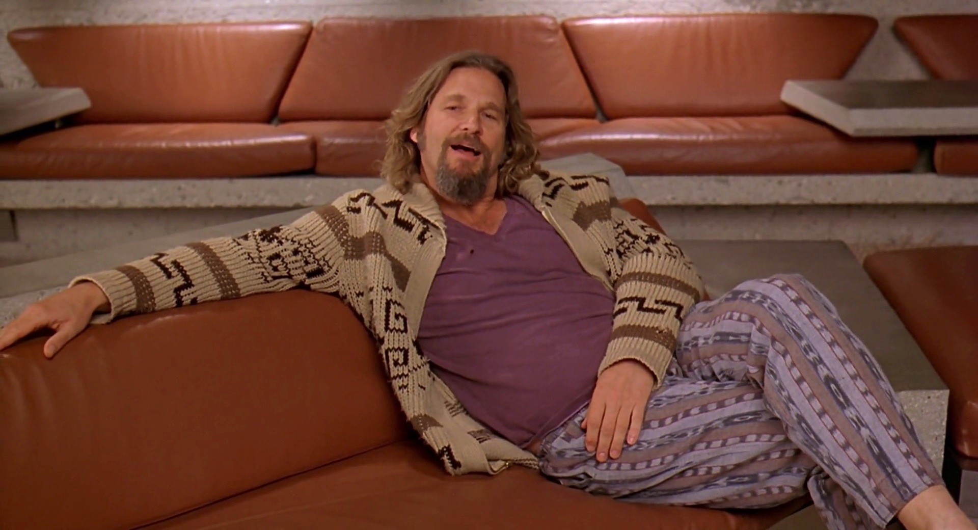 The Dude makes for a fine Halloween costume for your resident pot smokers.