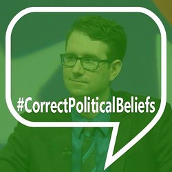 My more recent Facebook profile pic takes a clear stand against believing the correct things, and against believing the incorrect things.