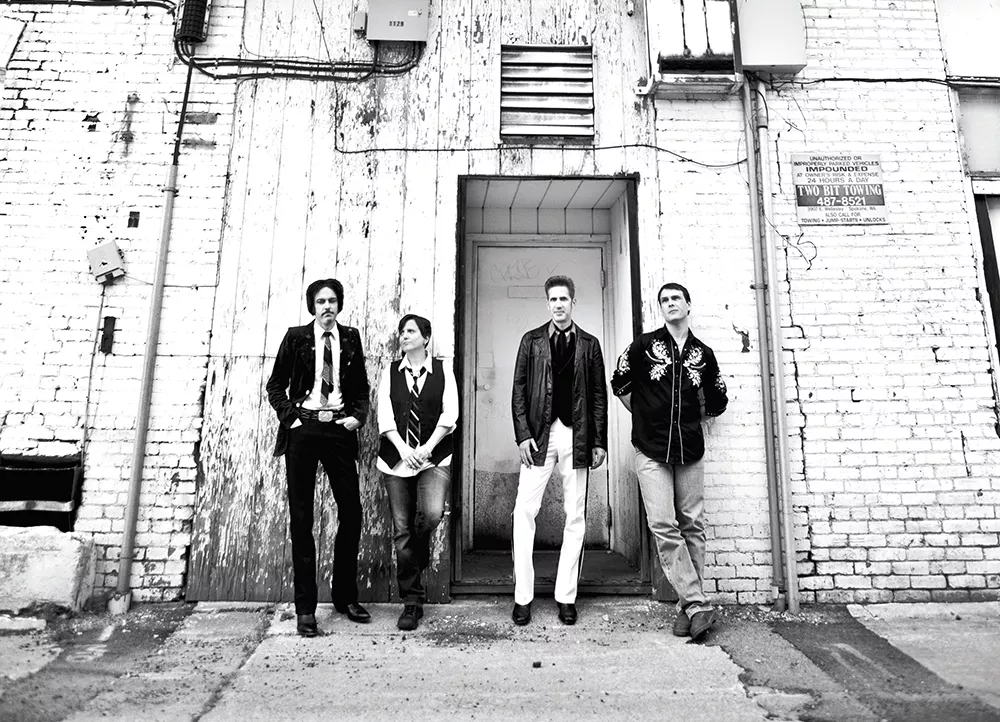 FROM LEFT: Jamie Frost, Cameron Smith, Kevin Cameron and Bill Barrington of local act Silver Treason. - KRISTEN BLACK