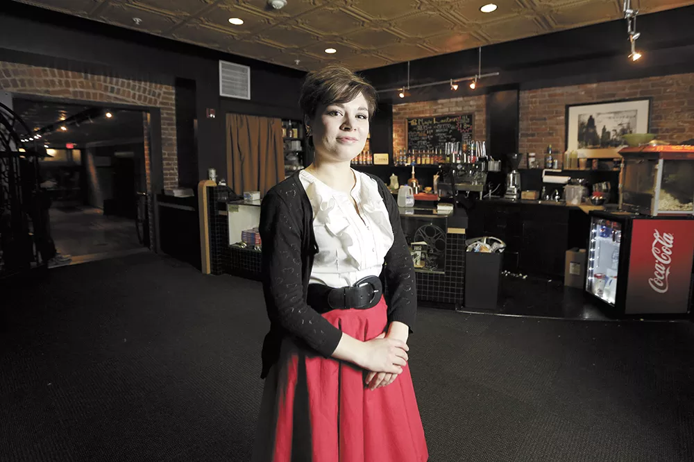 Carey Jackson, SpIFF's volunteer coordinator, spends a lot of time at the Magic Lantern during the festival. - YOUNG KWAK