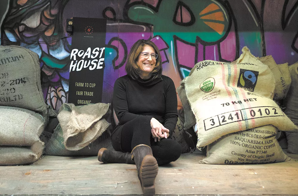 Deborah Di Bernardo, owner of Roast House Coffee, only uses organic, fair trade, shade-grown coffee. - KRISTEN BLACK