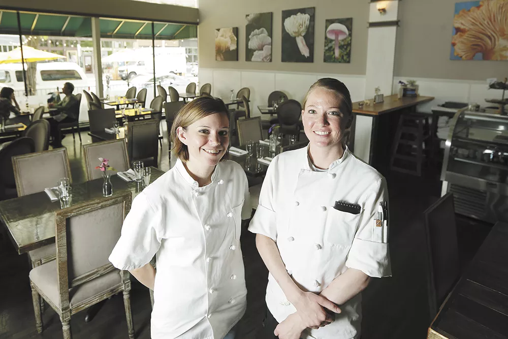 Lynette (left) and Abby Pflueger have cooked all over the country and now lend their skills to Santé's renowned kitchen. - YOUNG KWAK