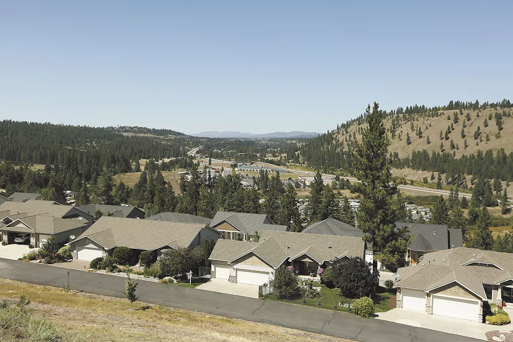New suburban developments overlooking the valley contrast with its history as a farming area. - YOUNG KWAK