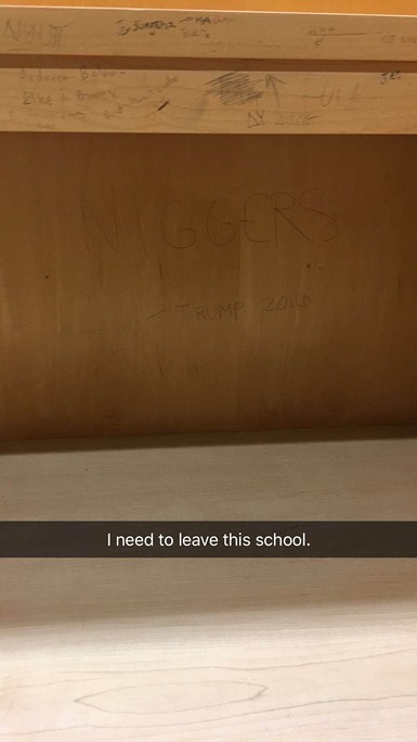 WSU police investigate graffiti with the N-word and "Trump 2016"
