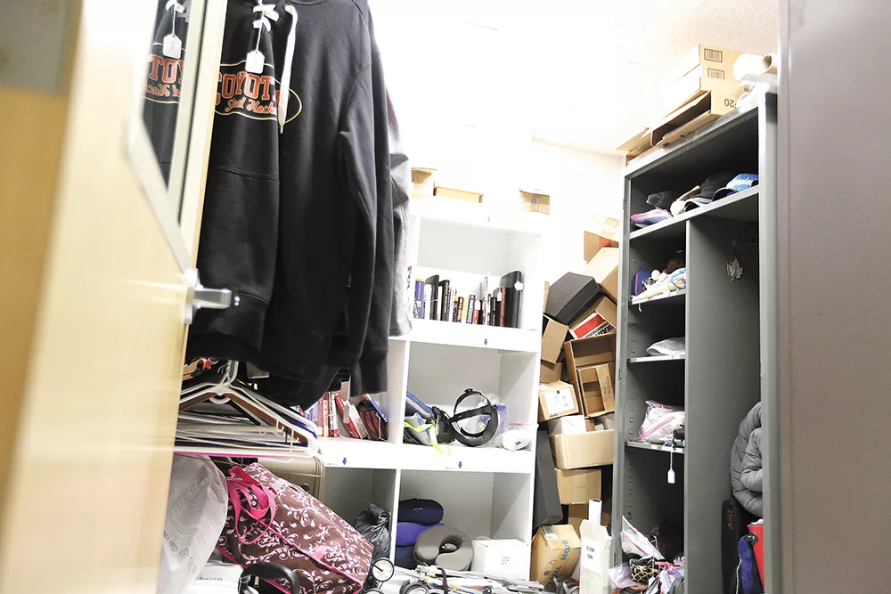 The Spokane International Airport's lost and found has received about 6,000 items this year alone. - YOUNG KWAK